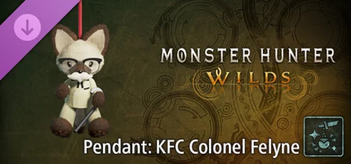Monster Hunter Wilds - Pendant: KFC Colonel Felyne