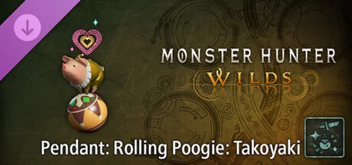 Monster Hunter Wilds - Pendant: Rolling Poogie: Takoyaki