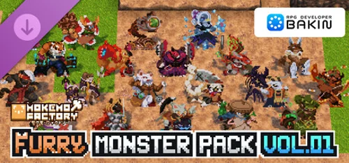 RPG Developer Bakin Mokemo Factory Furry Monster Pack Vol.01