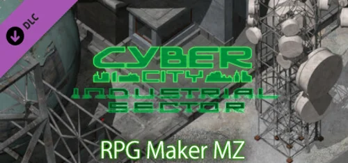 RPG Maker MZ - CyberCity Industrial Sector Tiles