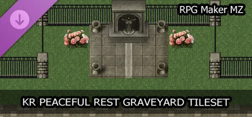RPG Maker MZ - KR Peaceful Rest Graveyard Tileset