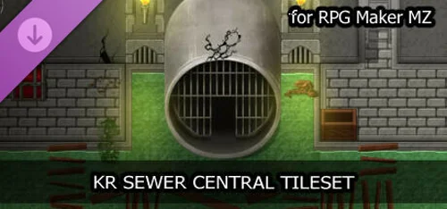 RPG Maker MZ - KR Sewer Central Tileset