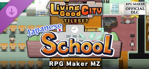 RPG Maker MZ - SERIALGAMES LivingGoodCity TILESET Japanese School